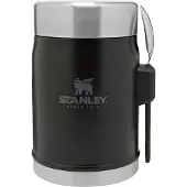 Stanley The Legendary Food Jar + Spork 2.0 14oz, Black 10-11353-0105 récipient alimentaire avec bouchon à vis, 400 ml