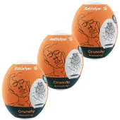 Satisfyer Egg Crunchy - œuf masturbateur homme - lot de 3