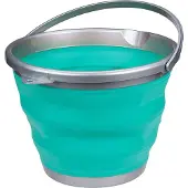 Abbey camp Seau pliable 15 L Vert 21WL-GRG-Uni