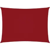 vidaXL Voile de parasol tissu oxford rectangulaire 2,5x4 m rouge
