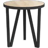 vidaXL Table à thé Chêne Sonoma Ø35 cm MDF