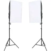 vidaXL Lampes de studio professionnelles 2 pcs 40x60 cm