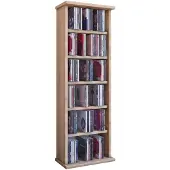 Hioshop Bois CD DVD Stand Étagère Rangement Étagère sur pied Vostan Bois CD DVD Stand Étagère Rangement Étagère sur pied Vostan