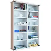 VCM bois CD DVD étagère murale étagère suspendue armoire murale vitrine Zuntisa porte vitrée bois CD DVD étagère murale étagère suspendue armoire murale vitrine Zuntisa porte vitrée
