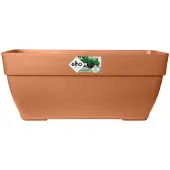 Elho Pot de Plante Rectangulaire en Plastique Moderne Elho - 76,5 cm