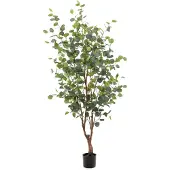 Emerald Arbre d'eucalyptus artificiel en pot 140 cm