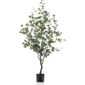 Emerald Arbre d'eucalyptus artificiel en pot 120 cm