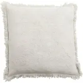 Nordal Coussin Lepus avec rembourrage - gris clair