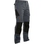 Jobman 2321 Pantalon De Travail Service - Taille 50 - Gris/Noir