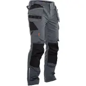 Jobman 2322 Pantalon De Travail À Poches Étanches - Taille 42 - Gris/Noir