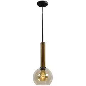 Masterlight Lampe suspendue Ø 25cm Bella 2 Noir avec verre fumé