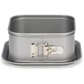 Patisse Moule à charnière rectangulaire 16cm, Moule à gâteau, Argent