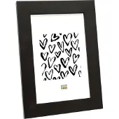 Deknudt Cadre large en noir intemporel 13x18 S43BK2