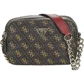 GUESS Sac à bandoulière 'Noelle' noisette / brun foncé / or
