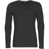 Tommy Hilfiger T-Shirt 'Long Sleeve Slim' bleu marine / rouge / blanc