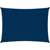 vidaXL Voile de parasol tissu oxford rectangulaire 3,5x5 m bleu