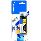 Pilot Recharge Frixion ball noir 6 pièces