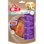 8In1 3x80g Pro Active Fillets taille S - Friandises pour chien