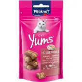 Vitakraft Cat Yums poulet avec herbe snack pour chat (40 g)