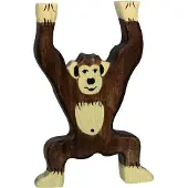 Holztiger Chimpanzé, debout