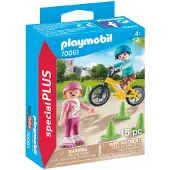 Playmobil Kids avec patins et BMX, 70061