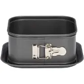 Patisse Moule de terrain de jeu carré 18 x 18 x 8 cm Acier anthracite, Moule à gâteau, Gris
