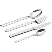 Berghoff Set de couverts Essence, 4 pièces, acier inoxydable 18/10, lavable au lave-vaisselle