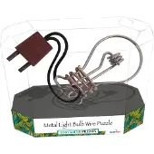 Recent toys Metal Light Bulb Breinpuzzle