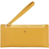 Clayre & Eef Porte-documents 21x10 cm Gelb Kunstleder