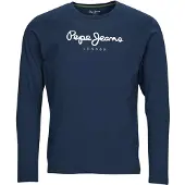 Pepe Jeans T-Shirt 'Eggo' bleu marine / vert pastel / blanc