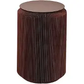 Broste Copenhagen Table d'appoint Pam marron - Ø40XH60CM