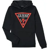 GUESS Sweat rouge feu / noir / blanc