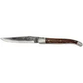 Laguiole 12cm noyer, brut de forge 1212FINNOSATBDF
