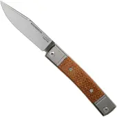 Lionsteel BestMan BM1 CVN Natural Canvas Micarta couteau de poche slipjoint