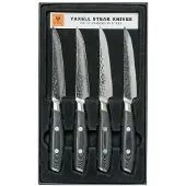 Yaxell Tsuchimon 36744, set de 4 couteaux à steak