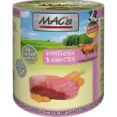 Mac'S 6x800g Adult agneau & canard nourriture pour chien humide