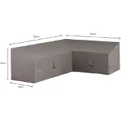 Madison Housse Ensemble de Salon Madison Grey Right 270x210x90 cm