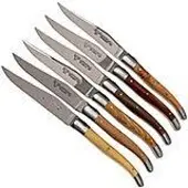 Laguiole En Aubrac set de couteaux à steak (6 pièces) bois Français