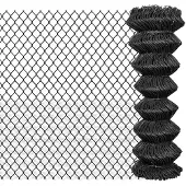 vidaXL Clôture grillagée 25 x 1,25 m Acier gris
