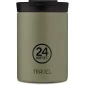24Bottles Gourdes olive / noir