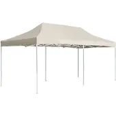 vidaXL Tente de réception professionnelle pliable aluminium 6x3 m Crème