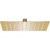 vidaXL Douche de pluie en acier inoxydable 20x20 cm carré Golden