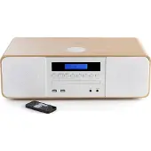 Thomson MIC201IBT Micro Chaine HiFi - Bluetooth - Radio - CD - MP3 - USB - Blanche + Induction