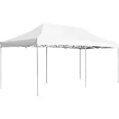 vidaXL Tente de réception professionnelle pliable aluminium 6x3 m blanche