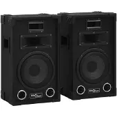 vidaXL Enceintes professionnelles hi-fi/scène passives 2 pcs. 800 W