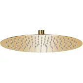 vidaXL Regenduschkopf rund 30 cm Edelstahl Gold gefärbt