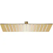 vidaXL Douche de pluie en acier inoxydable 25x25 cm carré Golden