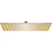 vidaXL Douche de pluie en acier inoxydable 40x30 cm Rectangulaire Golden