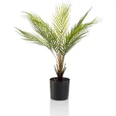 Emerald Palmier Chamaedorea artificiel 50 cm en pot