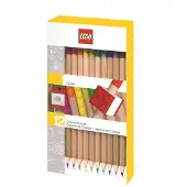 LEGO Lot de 12 crayons de couleur 2.0